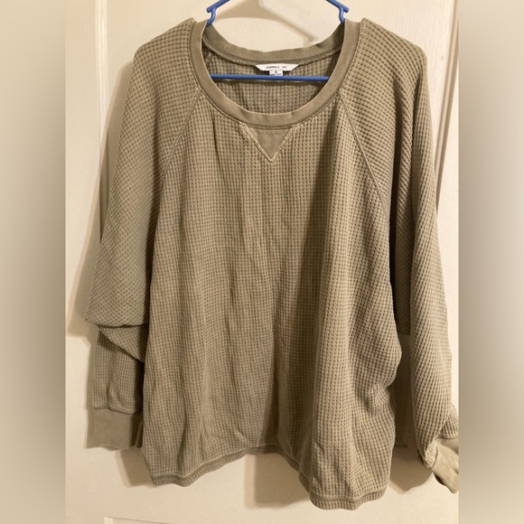 O’Neill Waffled Sweatshirt Green XL - Picture 1 of 6